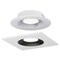 Maxim Lighting Crisp 5'' LED Recessed DownLight 3000K - Square, White/Black 87674WTBK - alternate 2